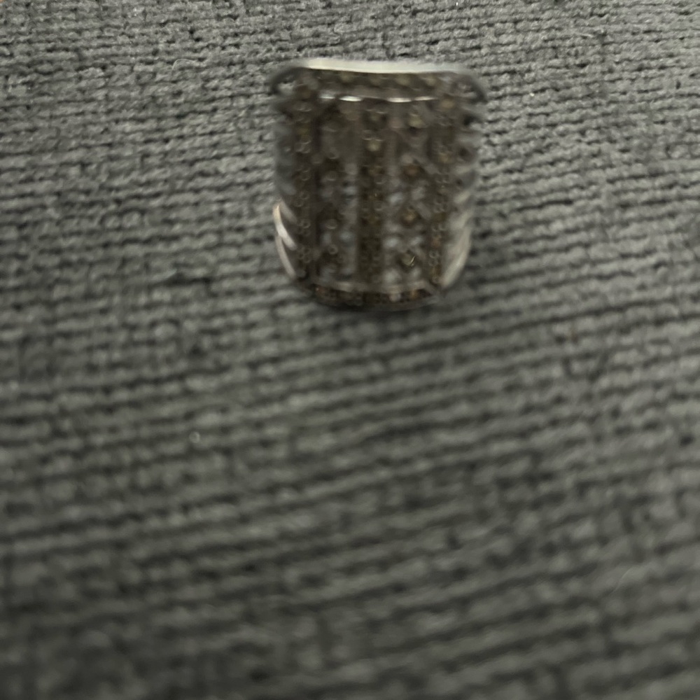 Silver Ring with Intricate Design